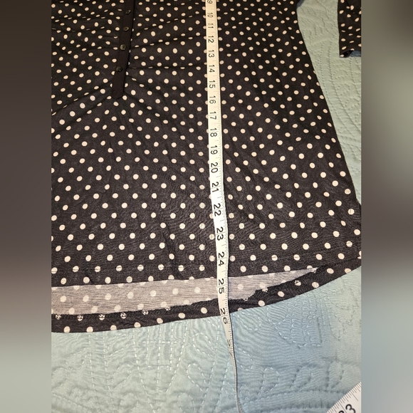 H&M Women's M Polka Dot Blouse - Picture 10 of 12